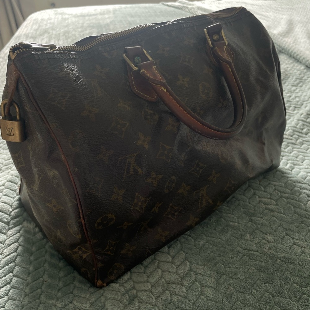 Louis Vuitton Dark Brown Monogram Duffel Bag